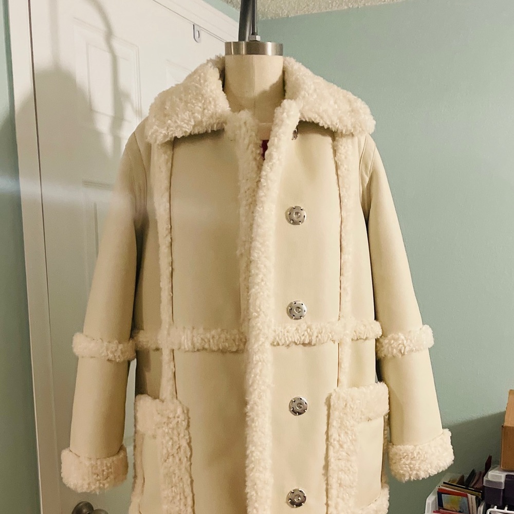Carbon38 Stand Studio Faux Shearling coat